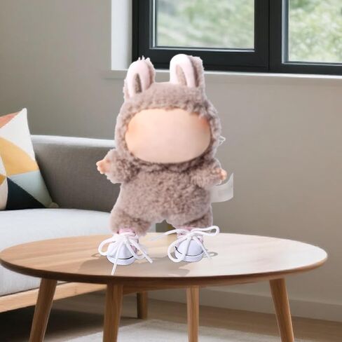 Canvas Shoes for Doll, Mini Cute Casual Shoes Toy Dress Up Outfit Clothes Accessories for 5.9in & 6.7in Doll (Pink) in Saudi Arabia