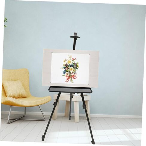 Homoyoyo قابلة للفصل ، صينية Easel Lighted للثقل للفنانين ، صينية تخزين فرشاة الطلاء مريحة مع مقطع لسهولة التثبيت في التصميم البلاستيكي لاستخدام الملحق in Saudi Arabia