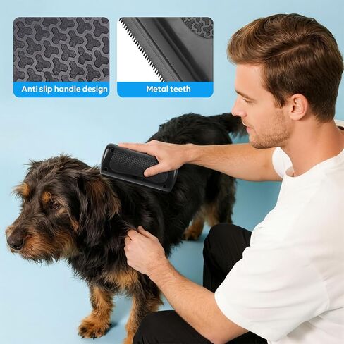 فرشاة الكلب deseshedding ، فرشاة deshedding groompro للكلاب ، القطط ، الأرانب ، الخيول ، أداة الاستمالة للحيوانات الأليفة المريحة لإزالة الشعر القصير والطويل in Saudi Arabia