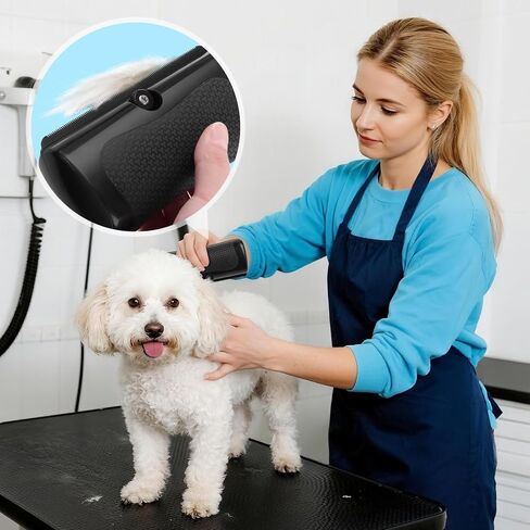 فرشاة الكلب deseshedding ، فرشاة deshedding groompro للكلاب ، القطط ، الأرانب ، الخيول ، أداة الاستمالة للحيوانات الأليفة المريحة لإزالة الشعر القصير والطويل in Saudi Arabia