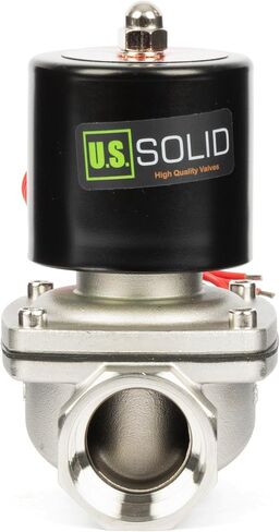 3/4" Stainless Steel Electric Solenoid Valve 24V DC N.C. Air Water Oil VITON in Kuwait