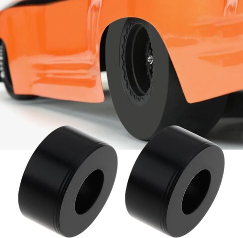 20pcs Track Car Silicone Rear Tires Compatible with Aurora AFX H.O. Scale Slot CAR AFX Black 12mmx6mm in Saudi Arabia