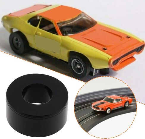 20pcs Track Car Silicone Rear Tires Compatible with Aurora AFX H.O. Scale Slot CAR AFX Black 12mmx6mm in Saudi Arabia