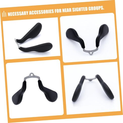 Nuobesty 2pcs انزلاق وسادات الأنف السيليكون غلاف الأنف المتين للراحة المعززة وتناسب النظارات الشمسية والنظارات in Kuwait