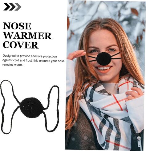 Knit Nose Protector Reusable Winter Nose Cover for Cold Weather Stylish and Comfortable Design for in Kuwait