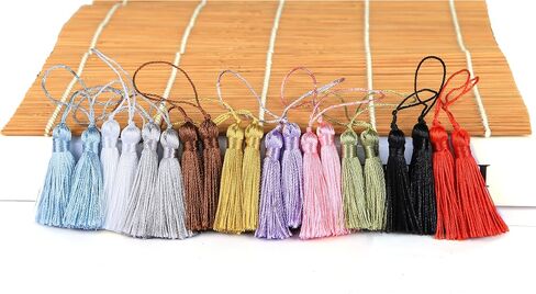 45 PCS MINI LOCKERMARK شرابات 10 سم/4 بوصات مع حلقات لاتحاد مفاتيح السلسلة ، والإشارات المرجعية ، وصنع المجوهرات ، ومشاريع DIY （أسود） in Kuwait