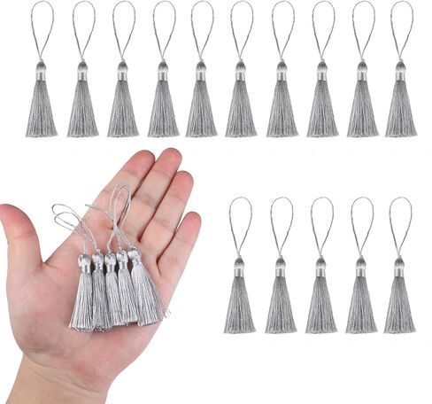 45 PCS MINI LOCKERMARK شرابات 10 سم/4 بوصات مع حلقات لاتحاد مفاتيح السلسلة ، والإشارات المرجعية ، وصنع المجوهرات ، ومشاريع DIY （أسود） in Kuwait