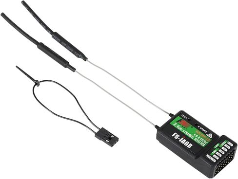 Flysky FS-IA6B مع IBUS PORT 2.4G 6CH PPM Controller Receiver for FS I4 I6S I6X I10 RC Car Drone Airplane (2pcs) in Saudi Arabia