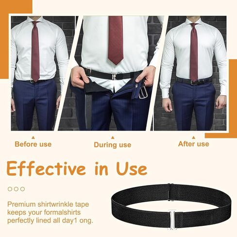 Tuck N قميص البقاء يبقى للرجال النساء ، وامتداد حزام مرن غير مرئي قابل للتعديل ، مثالي للشرطة ، والعسكرية من قميص البقاء والعمل والملابس غير الرسمية in Kuwait