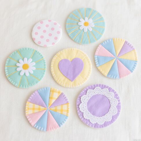 6pcs قوالب خياطة اللحف الدائرة أكريليك مع حلقات الموثق ، 1/2/3/4/5/5/6 بوصة القطرات الإستنسل ، خياطة الإستنسل لحاف لرقصات DIY DIY Decoration Scrapbooking in Saudi Arabia