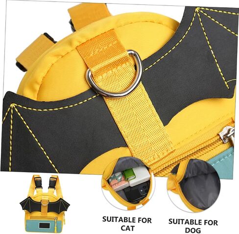 VANZACK 1Pc Outdoor Travel Dog Backpack Self Wearing Pet Harness Bag for Dogs Portable for Hiking and Adventures Pet Supplies for Active Dogs in Saudi Arabia