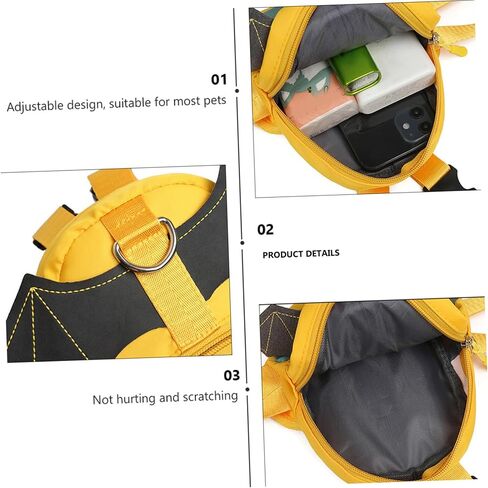 VANZACK 1Pc Outdoor Travel Dog Backpack Self Wearing Pet Harness Bag for Dogs Portable for Hiking and Adventures Pet Supplies for Active Dogs in Saudi Arabia