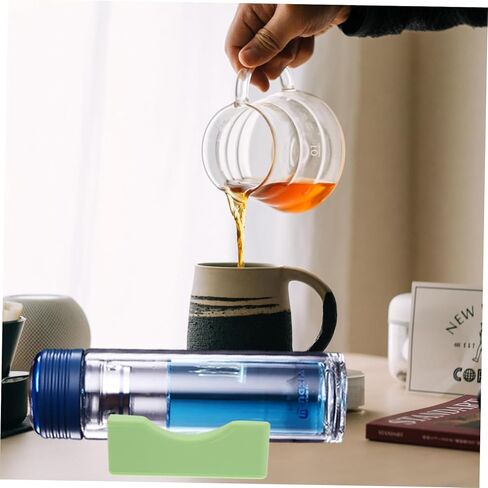 Luxshiny 1set Silicone Tumbler Holder Cup Cradle Squeegee Insert Set for Crafts Green in Kuwait