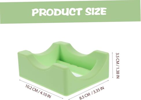 Luxshiny 1set Silicone Tumbler Holder Cup Cradle Squeegee Insert Set for Crafts Green in Kuwait