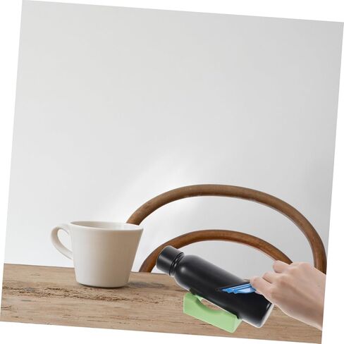 Luxshiny 1set Silicone Tumbler Holder Cup Cradle Squeegee Insert Set for Crafts Green in Kuwait