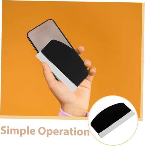 مجموعة أدوات SqueeGee Screen Screen Screen للتطبيق السلس مكشطة بلاستيكية صغيرة للفينيل والشارات تشمل قطعة قماش التنظيف in Saudi Arabia