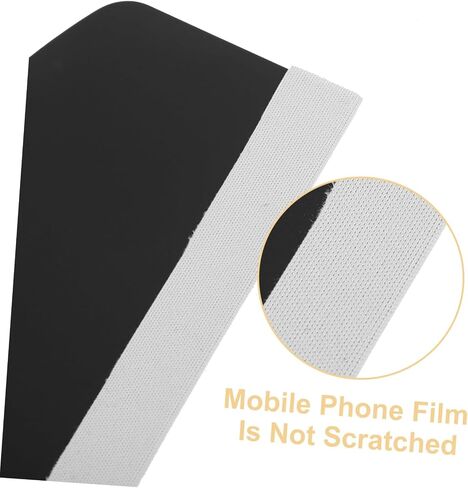 مجموعة أدوات SqueeGee Screen Screen Screen للتطبيق السلس مكشطة بلاستيكية صغيرة للفينيل والشارات تشمل قطعة قماش التنظيف in Saudi Arabia
