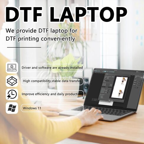 A3 M1630 PRO DTF طابعة الصيانة التلقائية مع القاطع ، وسرعة مضاعفة على L1800 ، L805 لطباعة القميص الداكن والخفيف ، تداول الحبر الأبيض سهلة (الطابعة+الفرن+المحمول+قابلية الاستهلاك) in Kuwait
