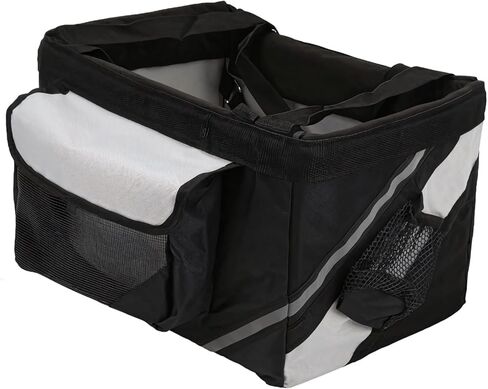 حامل الكلاب ، سلة للكلاب الصغيرة والمتوسطة ، حاملة حيوانات أليفة محمولة لركوب الدراجات ، 15 × 11 × 9.8 في in Kuwait
