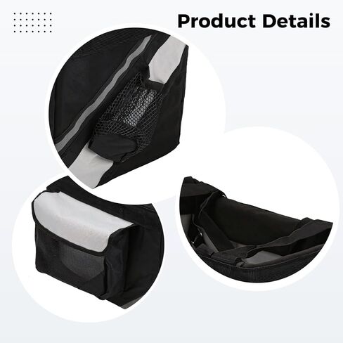 حامل الكلاب ، سلة للكلاب الصغيرة والمتوسطة ، حاملة حيوانات أليفة محمولة لركوب الدراجات ، 15 × 11 × 9.8 في in Kuwait