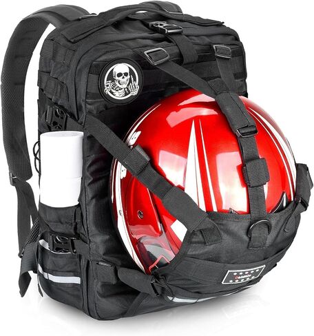 Goldfire Motorcycle Dog/Cat Carrier, Portable Pet Carrier Voyagers Dog Carrier Crate for Street Glide Road King with Luggage Rack or Sissy Bar UTV ATV, Motorcycle Helmet Backpack Large Capacity in Saudi Arabia