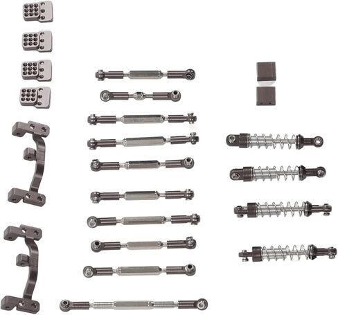 RitoeasySports RC Car Upgrade Kit ، مع قضيب سحب الامتصاص الصدمات ، ل C24 C14K C24K RC CAR (TI) ترقيات in Kuwait