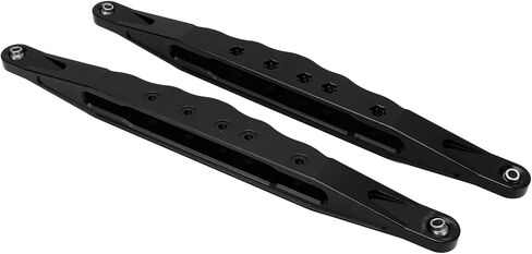 VGEBY RC Aluminium Aluminy Aluminy الخلفية السفلى الأذرع مع تصميم أسفل جوفاء لـ Super2.0 1/6 RC مسار قصير على الطريق ، قابلة للتعديل ، الفولاذ المقاوم للصدأ ، تثبيت قفل المسمار (أسود) in Kuwait