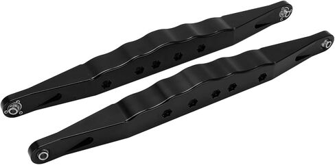 VGEBY RC Aluminium Aluminy Aluminy الخلفية السفلى الأذرع مع تصميم أسفل جوفاء لـ Super2.0 1/6 RC مسار قصير على الطريق ، قابلة للتعديل ، الفولاذ المقاوم للصدأ ، تثبيت قفل المسمار (أسود) in Kuwait
