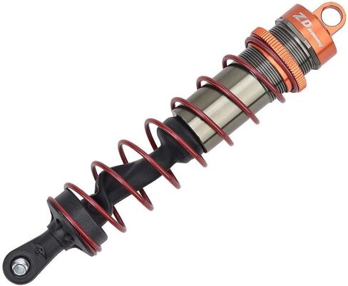 RC Shock Absorber, Metal Oil Pressure Adjustable Shock Front & Rear Damper Compatible with 1/8 RC Car (Orange) in Saudi Arabia