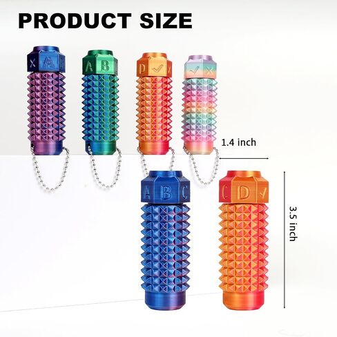 Little Ouchie Pain Pain Stim Fidget Spinner - ألعاب تململ ثلاثية الأبعاد للبالغين الذين يعانون من اضطراب فرط الحركة ونقص الانتباه ، وتخفيف القلق والتوتر ، وسلسلة المفاتيح الحسية للمكتب ، والمكتب ، وتخزين المواد المراهقة للبالغين (2 عبوة) in Kuwait