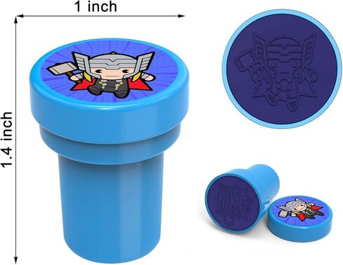 24 PCS Superhero طوابع ، لوازم حفلات عيد ميلاد خارقة ، و Goody Bag Treat Bag Stuff for Superhero Birthday Party Gifts in Kuwait