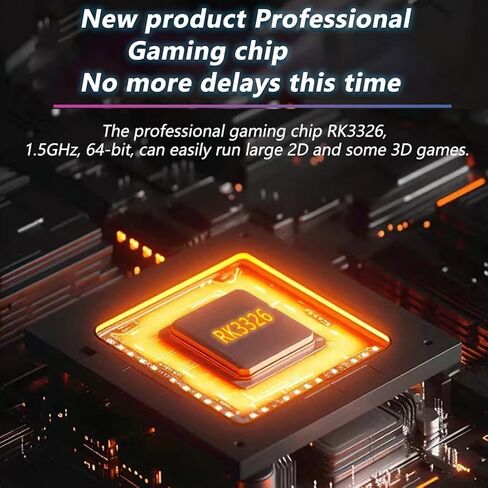 R36MAX Retro Game Console (R36S New Upgrade) - 4K HD 4.0" IPS Screen, 128GB Preloaded 22,000+ Retro Games, Open-Source Linux System, 4000mAh Rechargeable, Portable Video Games (Black 128G) in Saudi Arabia