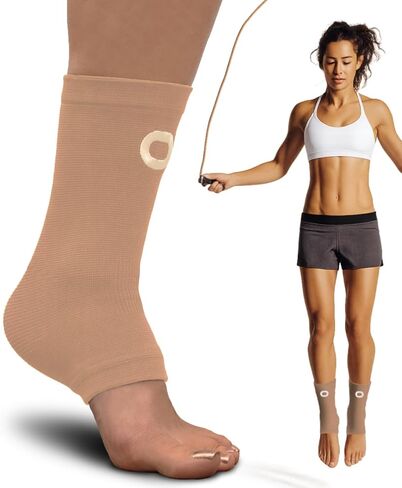 Ankle Brace Compression Support Sleeve (1 Pair) - BEST Ankle Compression Socks for Plantar Fasciitis, Arch Support, Foot & Ankle Swelling, Achilles Tendon, Joint Pain, Injury Recovery, Heel Spurs in Saudi Arabia