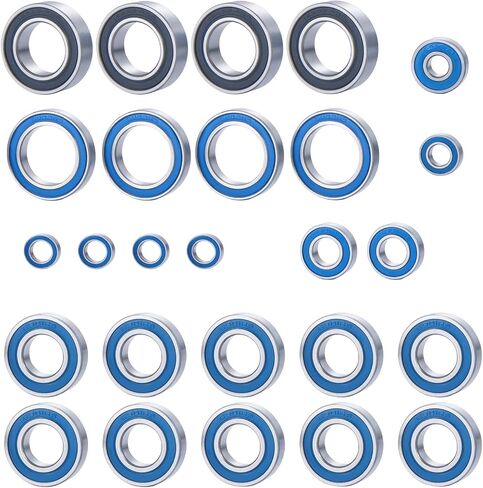 26pcs الصلب الكامل للمطاط محمل كرة محمل للاصدة 1/5 من أوتوب أوتوب 8S أجزاء الترقية in Saudi Arabia