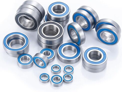 26pcs الصلب الكامل للمطاط محمل كرة محمل للاصدة 1/5 من أوتوب أوتوب 8S أجزاء الترقية in Saudi Arabia