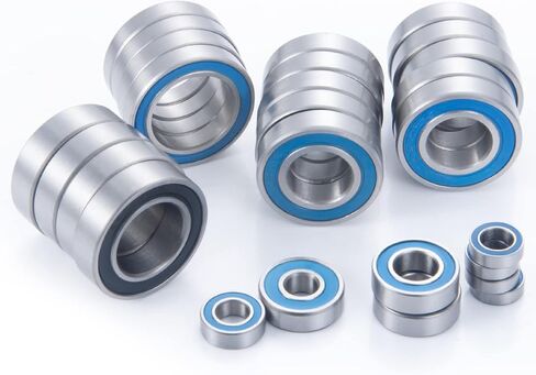 26pcs الصلب الكامل للمطاط محمل كرة محمل للاصدة 1/5 من أوتوب أوتوب 8S أجزاء الترقية in Saudi Arabia