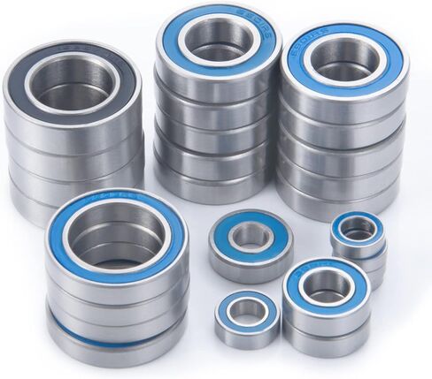 26pcs الصلب الكامل للمطاط محمل كرة محمل للاصدة 1/5 من أوتوب أوتوب 8S أجزاء الترقية in Saudi Arabia