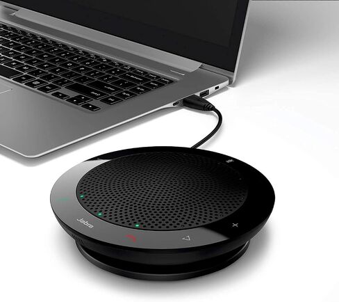 طراز JABRA 7410-209 يتحدث 410 مكبر صوت USB: حل التوصيل والتشغيل مع جودة الصوت المتميزة ، والتوافق الكامل مع جميع أجهزة الكمبيوتر ، وأنظمة UC وعملاء VoIP ، ومؤشرات LED (متجددة) in Saudi Arabia