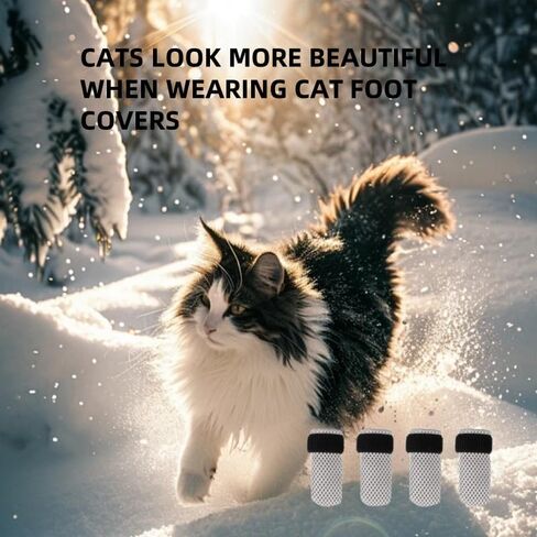 الجوارب لمنع لعق الكفوف CAT CAT CAT CAPS حوار وحماة المخلب للأرضيات الصلبة المضادة للزلزان الرصيف الساخن GRIPPY GRIP GRIP BOOT in Kuwait