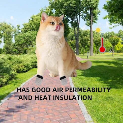 الجوارب لمنع لعق الكفوف CAT CAT CAT CAPS حوار وحماة المخلب للأرضيات الصلبة المضادة للزلزان الرصيف الساخن GRIPPY GRIP GRIP BOOT in Kuwait