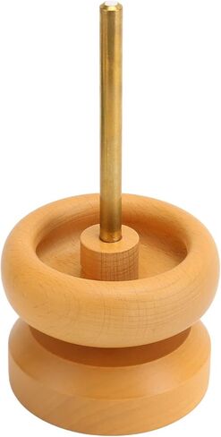 Enlybee 2PCS Bremium Wood Bead Bown ، صانع حبات القاعدة الثقيلة لمجوهرات قلادة سوار ، عملية سهلة مع عمود الفولاذ المقاوم للصدأ ، أداة متينة وعملية للتزوير in Kuwait