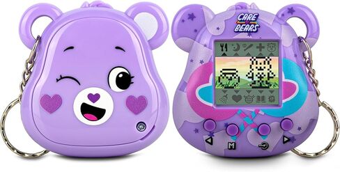Care Bears Digital Pet - Share Bear Nano Pet with Care Features, 1.4" Inch Screen, Handheld Interactive Virtual Pets for Kids, Collectible Electronic Toy, Battery Included in Kuwait