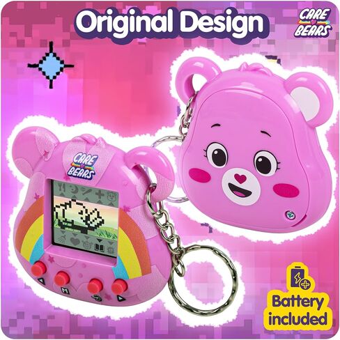Care Bears Digital Pet - مشاركة Pear Nano Pet مع ميزات الرعاية ، وشاشة 1.4 بوصة ، وحيوانات أليفة تفاعلية باليد in Kuwait