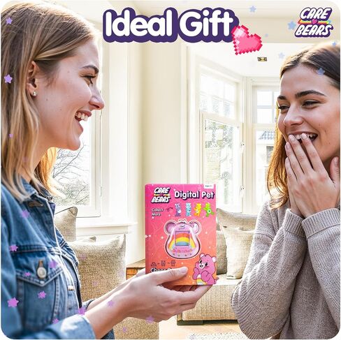Care Bears Digital Pet - مشاركة Pear Nano Pet مع ميزات الرعاية ، وشاشة 1.4 بوصة ، وحيوانات أليفة تفاعلية باليد in Kuwait