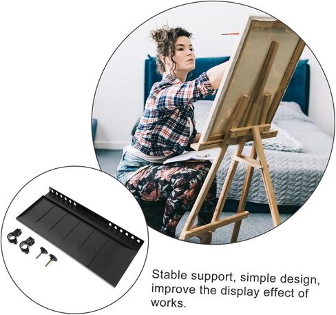 DOITOOL Painting Easel Accessory Tray Multi-use Art Easel Tabletop Plastic Tray for Classroom in Kuwait