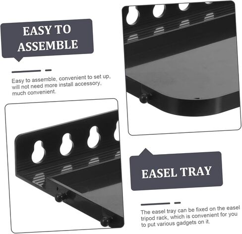DOITOOL Folding Easel Tripod Pallet Detachable Paints Tray for Easel Lightweight Paintbrush Holder Plastic Storage Plate in Saudi Arabia