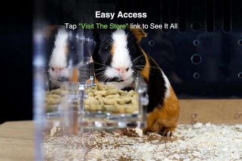 Guinealoft ™ Food Feeder - قل وداعًا للأوعية التقليدية! التغذية النهائية للحيوانات الأليفة الصغيرة مثل خنازير غينيا والأرانب والشينشيلات. صممه وصنعه أصحابها المحنك - غينيا دور علوي حصري in Kuwait