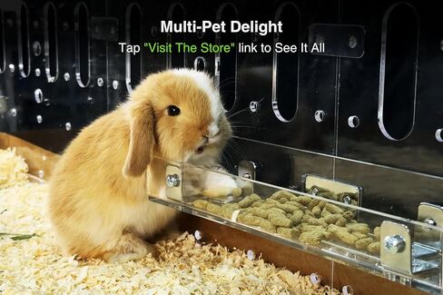 Guinealoft ™ Food Feeder - قل وداعًا للأوعية التقليدية! التغذية النهائية للحيوانات الأليفة الصغيرة مثل خنازير غينيا والأرانب والشينشيلات. صممه وصنعه أصحابها المحنك - غينيا دور علوي حصري in Kuwait
