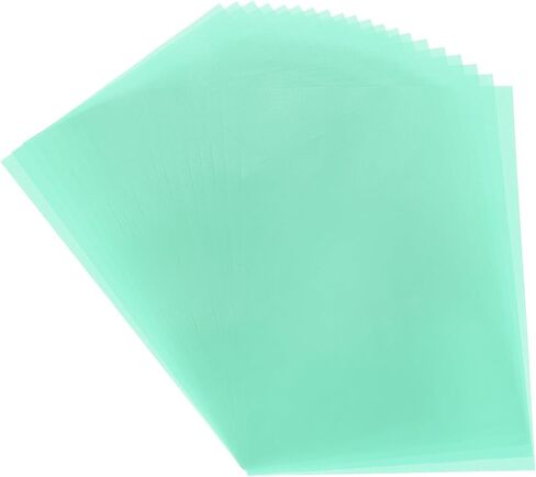 Meccanixity Colored Vellum Paper ، 20 ورقة شفافية صفراء برتقالية 11.7 × 8.2 ورقة رقصة قابلة للطباعة ، أوراق الرقص الشفافة لطباعة دعوات الزفاف ، طابعة ليزر الحبر الطائر in Kuwait