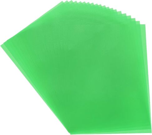 Meccanixity Colored Vellum Paper ، 20 ورقة شفافية صفراء برتقالية 11.7 × 8.2 ورقة رقصة قابلة للطباعة ، أوراق الرقص الشفافة لطباعة دعوات الزفاف ، طابعة ليزر الحبر الطائر in Kuwait